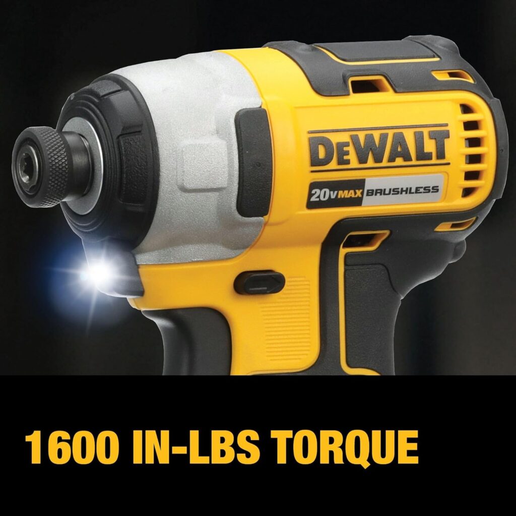 DEWALT 20V MAX – Kit combinado de 2 herramientas eléctricas: taladro inalámbrico y destornillador, herramientas sin escobillas, incluye 2 baterías y cargador