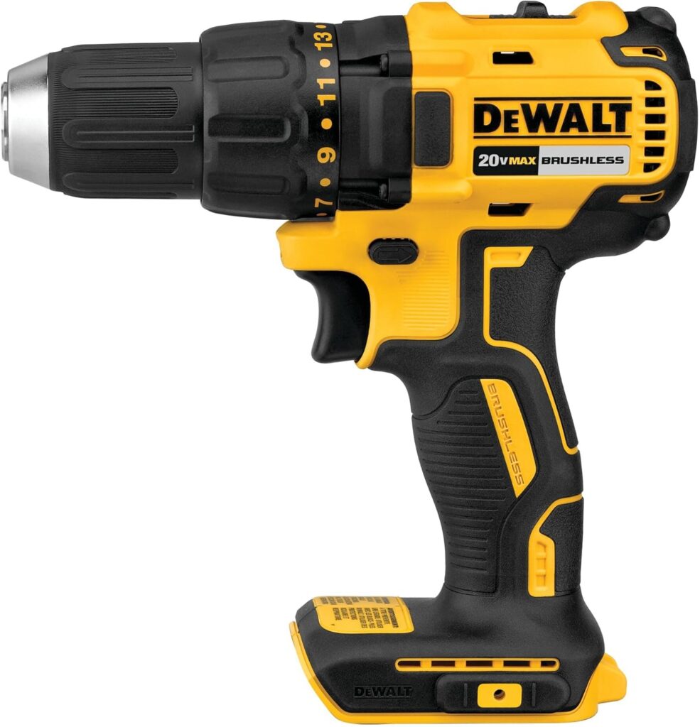 DEWALT 20V MAX – Kit combinado de 2 herramientas eléctricas: taladro inalámbrico y destornillador, herramientas sin escobillas, incluye 2 baterías y cargador